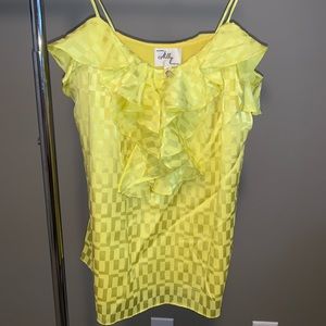 An Original Milly Yellow Blouse - Silk
